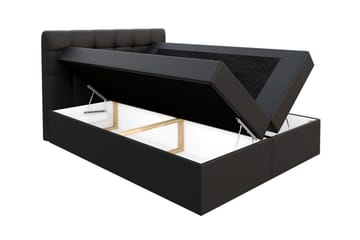 Skaftå Kontinentalsäng 140x200 - Svart/Vit - Products - Möbler - Säng - Säng med förvaring