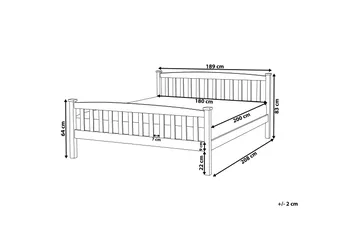 Traycee Sängram 180x200 cm - Ljust trä - Products - Möbler - Säng - Sängram & sängstomme