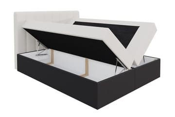 Vasil Kontinentalsäng 200x200 - Grå - Products - Möbler - Säng - Säng med förvaring