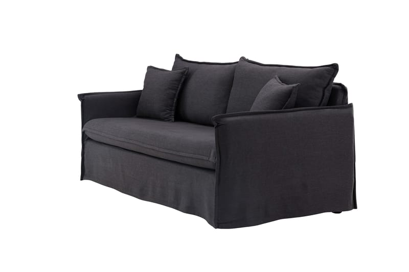 Nova 3-sits Soffa - Svart - Products - Möbler - Soffa - 3 sits soffa