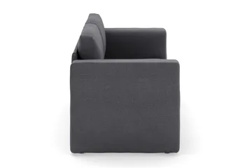 Alnaryd 2-3-sits Bäddsoffa med Fällbart Armstöd - Grå - Products - Möbler - Soffa - Bäddsoffa - 2 sits bäddsoffa