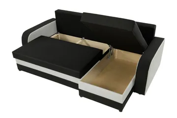 Alvared 3-sits Hörnbäddsoffa Universal - Brun/Beige - Products - Möbler - Soffa - Bäddsoffa - Bäddsoffa divan