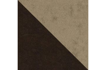 Alvared 4-sits Bäddsoffa med Dubbeldivan med Förvaring - Sammet/Brun/Beige - Products - Möbler - Soffa - Bäddsoffa - U bäddsoffa