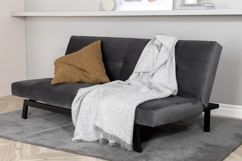 Bodil Bäddsoffa - Mörkgrå - Products - Möbler - Soffa - Bäddsoffa - Bäddsoffa längsbäddad