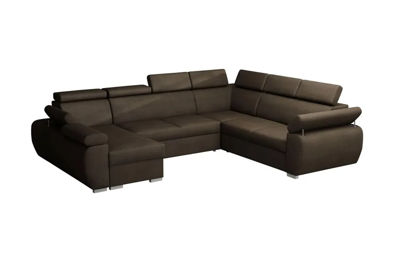 Boston Hörnsoffa Vänster, Brun