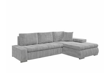 Cerys 3-sits Hörnbäddsoffa Light grey/Dark grey - Products - Möbler - Soffa - Bäddsoffa - Hörnbäddsoffa