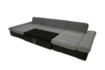 Dewitt 3-sits Bäddsoffa - Röd/Grå/Vit - Products - Möbler - Soffa - Bäddsoffa - U bäddsoffa