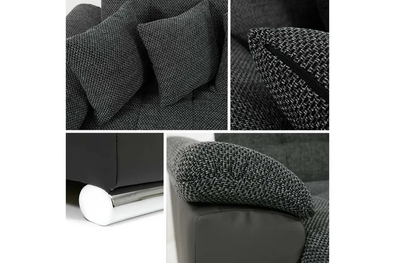 Dynir 4-sits Bäddsoffa - Blå - Products - Möbler - Soffa - Bäddsoffa - Bäddsoffa divan