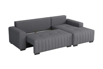 Esher 4-sits Bäddsoffa Vänster - Grå - Products - Möbler - Soffa - Bäddsoffa - Bäddsoffa divan