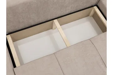 Flo Bäddsoffa Dubbeldivan 4-sits - Grå - Products - Möbler - Soffa - Bäddsoffa - U bäddsoffa