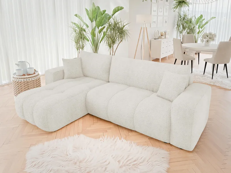 Flo Bäddsoffa med Divan 3-sits - Beige - Products - Möbler - Soffa - Bäddsoffa - Bäddsoffa divan
