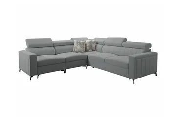 Galbally 4-sits Hörnbäddsoffa Ljusgrå - Products - Möbler - Soffa - Bäddsoffa - Hörnbäddsoffa