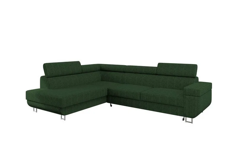 Kintore 3-sits Hörnbäddsoffa Dark green