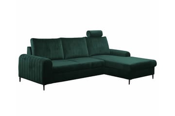 Kintore 3-sits Hörnbäddsoffa Dark green - Products - Möbler - Soffa - Bäddsoffa - Bäddsoffa divan