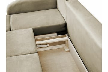Knocklong 3-sits Hörnbäddsoffa beige - Products - Möbler - Soffa - Bäddsoffa - Bäddsoffa divan
