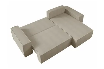 Knocklong 3-sits Hörnbäddsoffa - Cream - Products - Möbler - Soffa - Bäddsoffa - Bäddsoffa divan