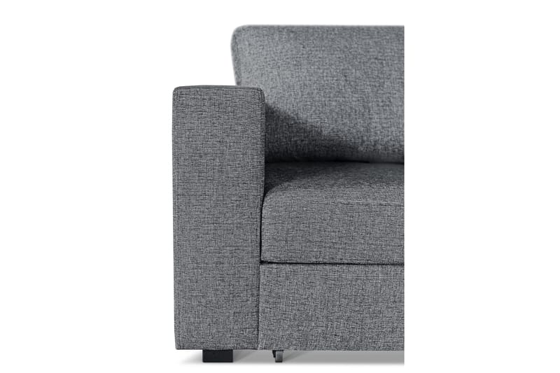 Leo Bäddsoffa 3-sits med Schäslong Höger - Grå - Products - Möbler - Soffa - Bäddsoffa - Bäddsoffa divan