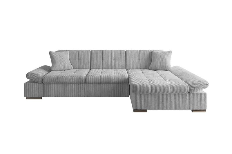 Lomux 3-sits Hörnbäddsoffa Light grey/Dark grey - Products - Möbler - Soffa - Bäddsoffa - Bäddsoffa längsbäddad