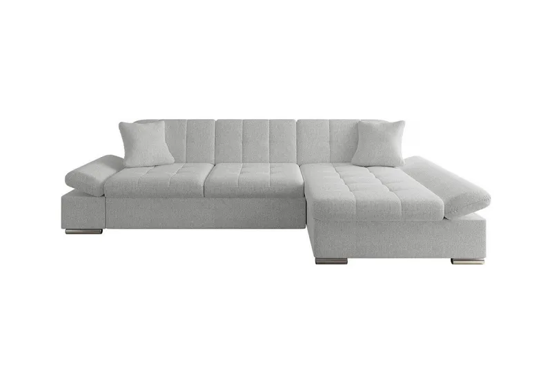 Lomux 3-sits Hörnbäddsoffa Ljusgrå