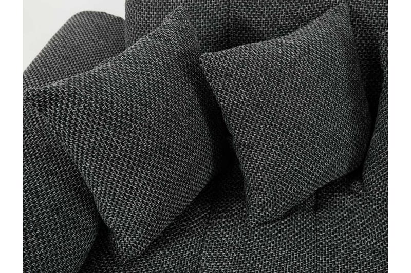 Niko U-Bäddsoffa 350x205x76 cm Divan Höger - Vit/Grå - Products - Möbler - Soffa - Bäddsoffa - Bäddsoffa längsbäddad