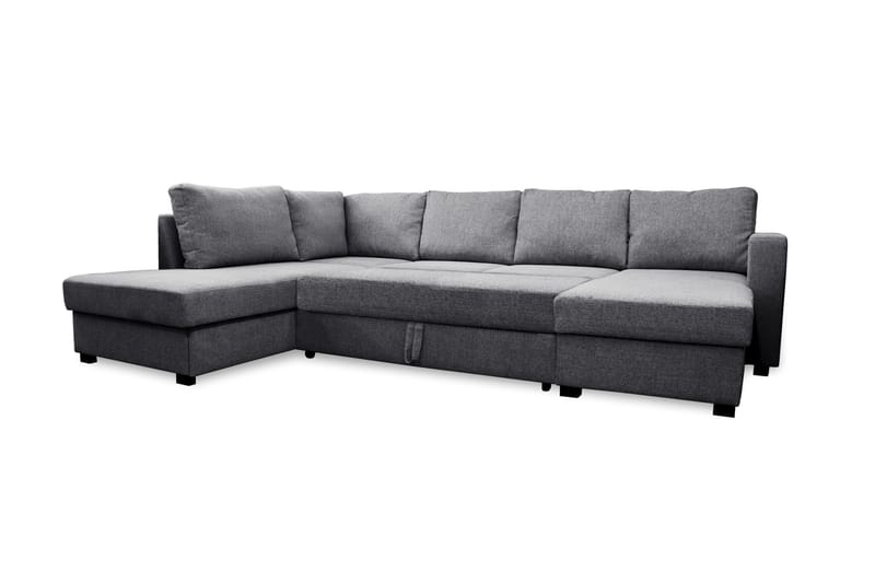 Paris U-Bäddsoffa Vänster - Grå - Products - Möbler - Soffa - Bäddsoffa - Bäddsoffa divan