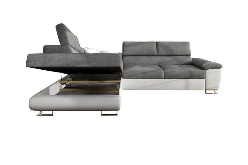 Reginia 4-sits Hörnbäddsoffa Light green - Products - Möbler - Soffa - Bäddsoffa - Hörnbäddsoffa