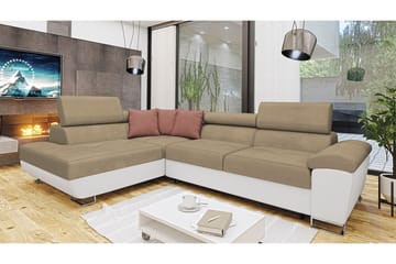 Reginia Bäddsoffa m. Schäslong L-formad - Products - Möbler - Soffa - Bäddsoffa - Bäddsoffa längsbäddad