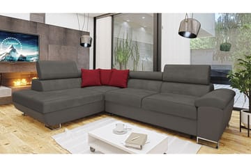 Reginia Bäddsoffa m. Schäslong L-formad - Products - Möbler - Soffa - Bäddsoffa - Bäddsoffa längsbäddad