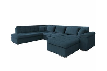 Sakri 5-sits Hörnbäddsoffa Dark blue - Products - Möbler - Soffa - Bäddsoffa - Bäddsoffa divan