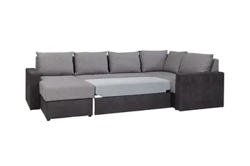 Staffin 4-sits Hörnbäddsoffa Dark grey - Products - Möbler - Soffa - Bäddsoffa - Hörnbäddsoffa