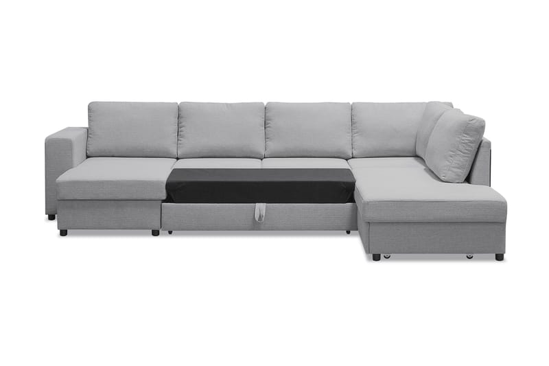 Verona U-bäddsoffa med Divan Vänster - Ljusgrå - Products - Möbler - Soffa - Bäddsoffa - Bäddsoffa divan