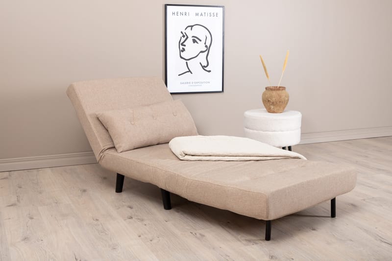 Vicky Bäddsoffa - Brun/Svart - Products - Möbler - Soffa - Bäddsoffa - Framåtbäddad bäddsoffa