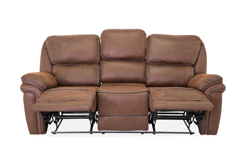 Saranda 3-sits Soffa - Brun - Products - Möbler - Soffa - Biosoffa & reclinersoffa - 3 sits biosoffa & reclinersoffa