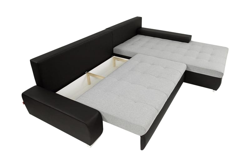 Cerys Soffa med Divan 3-sits - Vit - Products - Möbler - Soffa - Divansoffa & schäslongsoffa - 3 sits soffa med divan