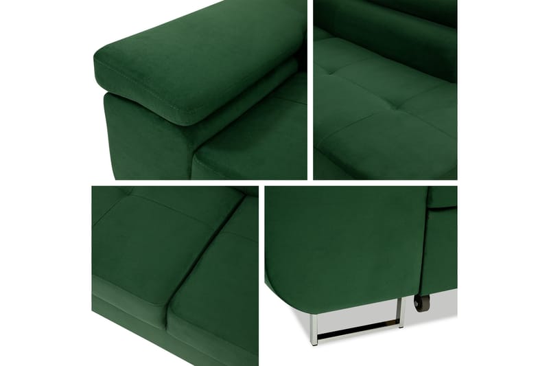 Gabina Soffa med Schäslong 3-sits - Gul - Products - Möbler - Soffa - Divansoffa & schäslongsoffa - 3 sits soffa med divan
