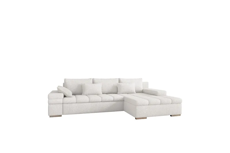 Naoma Soffa med Divan 3-sits, Vit