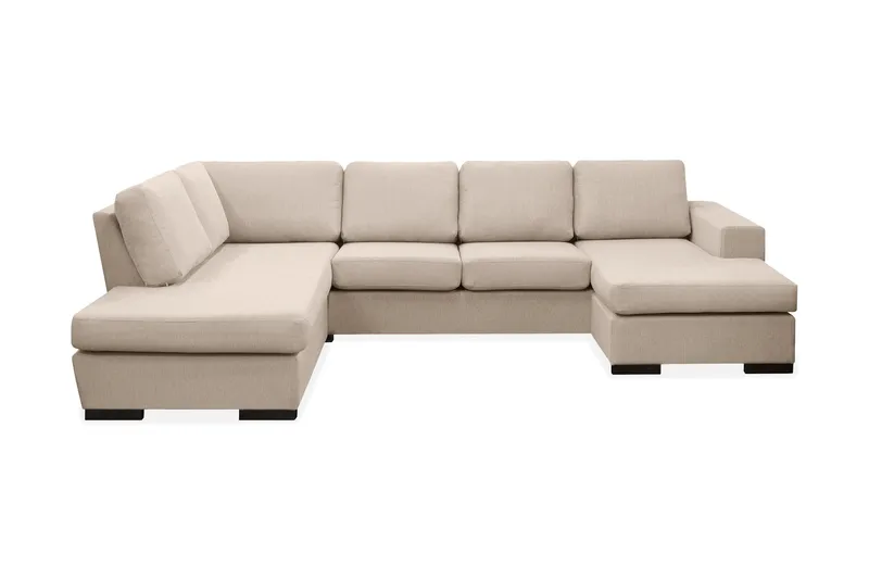 Nebraska U-soffa med Divan Höger, Beige
