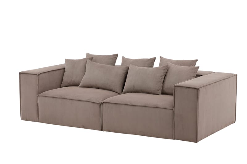 Gillholmen Soffa 2-sits - Svart/Brun - Products - Möbler - Soffa - 2 sits soffa