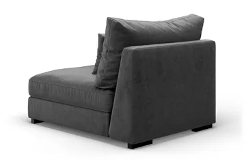 Dubai Mittmodul Sammet - Mörkgrå - Products - Möbler - Soffa - Modulsoffa - Mittmodul