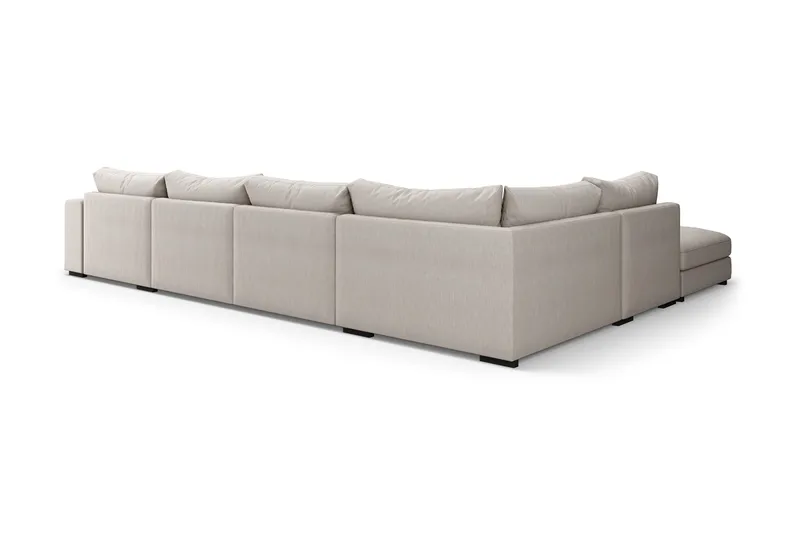 Dubai Stor U-modulsoffa med Divan Höger 432 cm - Beige - Products - Möbler - Soffa - Modulsoffa - Komplett modulsoffa