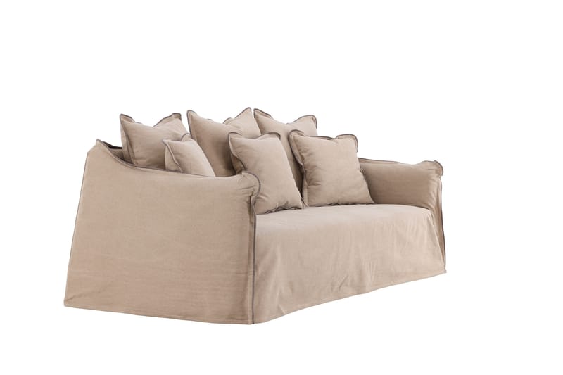 Oskarshamn Soffa 3-sits - Brun - Products - Möbler - Soffa - 3 sits soffa