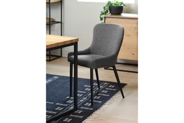 Azzy Matstol - Mörkgrå - Products - Möbler - Fåtölj & stolar - Matstol & köksstol