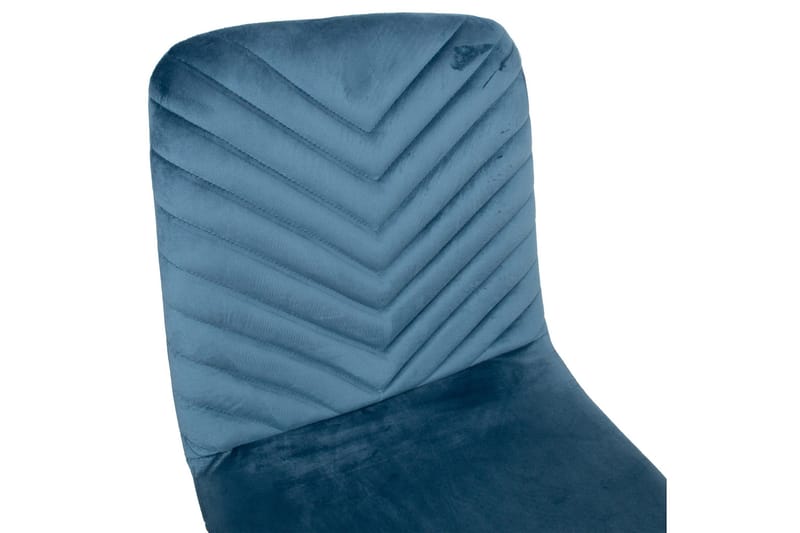 Brie Stol Blå Sammet - Products - Möbler - Fåtölj & stolar - Matstol & köksstol