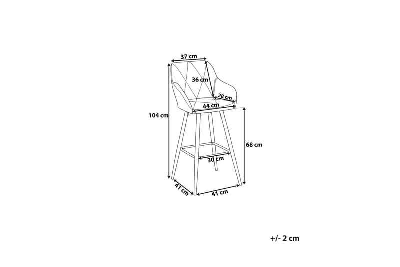 Darien Barstol 41 cm - Beige - Products - Möbler - Fåtölj & stolar - Barstol & barpall