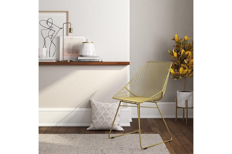 Ellis Matstol Guld - CosmoLiving - Products - Möbler - Fåtölj & stolar - Matstol & köksstol