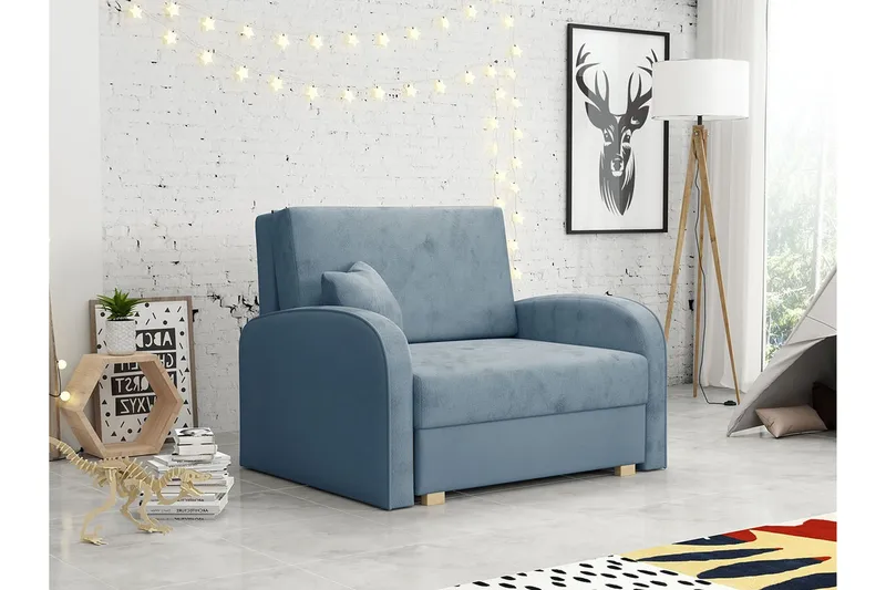 Denegal Bäddfåtölj blue - Products - Möbler - Fåtölj & stolar - Fåtölj - Bäddfåtölj