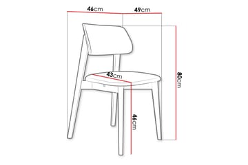 Ferrara Matstol - Brun/Beige - Products - Möbler - Fåtölj & stolar - Matstol & köksstol