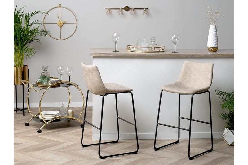 Franks Barstol 46 cm - Beige - Products - Möbler - Fåtölj & stolar - Barstol & barpall
