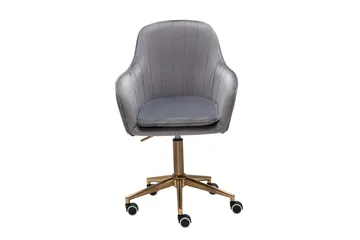 Hubdam Kontorsstol - Grå/Silver - Products - Möbler - Fåtölj & stolar - Kontorsstol & skrivbordsstol