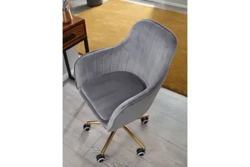 Hubdam Kontorsstol - Grå/Silver - Products - Möbler - Fåtölj & stolar - Kontorsstol & skrivbordsstol